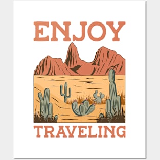 Enjoy Traveling Posters and Art